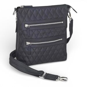Gun Tote’n Mamas Quilted Black Crossbody Bag